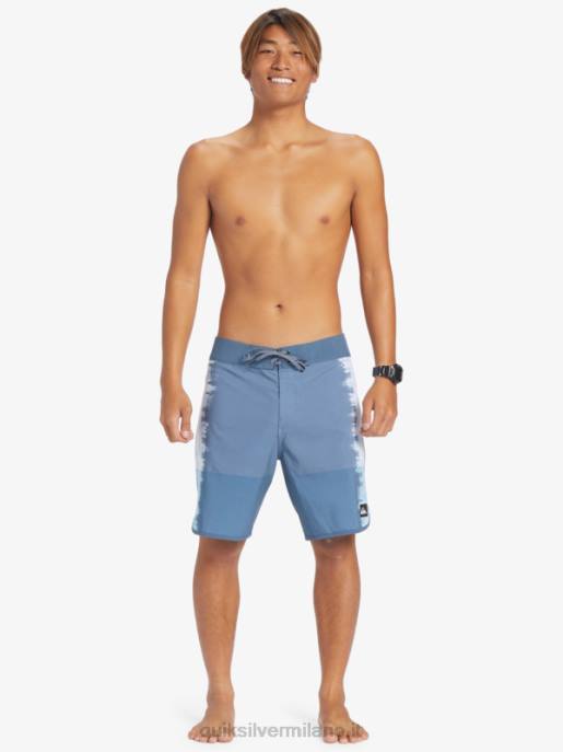 esso Quiksilver uomini pantaloncini da surf Highlite Scallop 19 mare di Bering HTZR26
