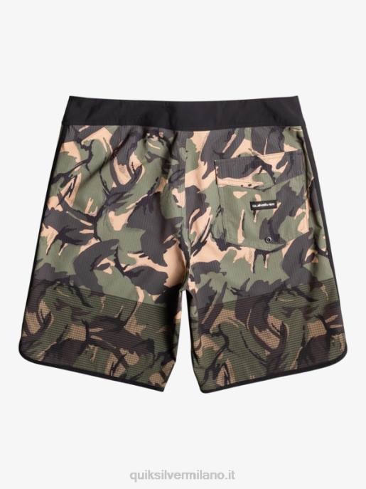 esso Quiksilver uomini pantaloncini da surf Highlite Scallop 19 mimetico HTZR33