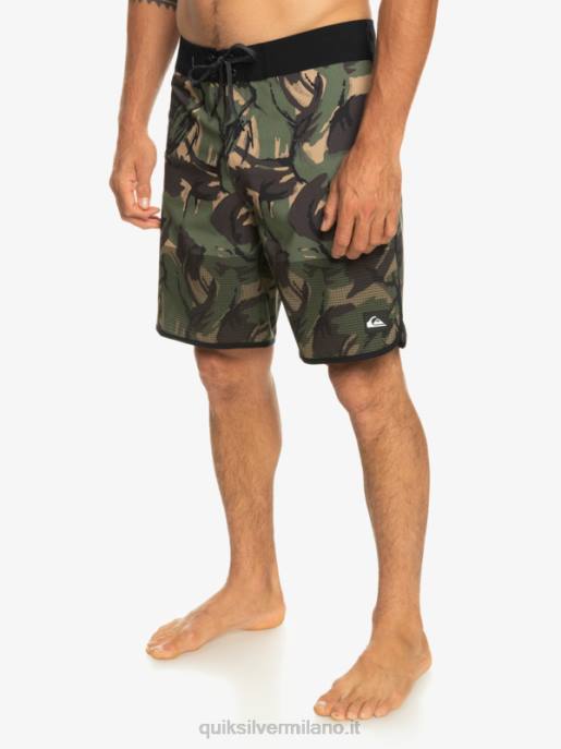 esso Quiksilver uomini pantaloncini da surf Highlite Scallop 19 mimetico HTZR33