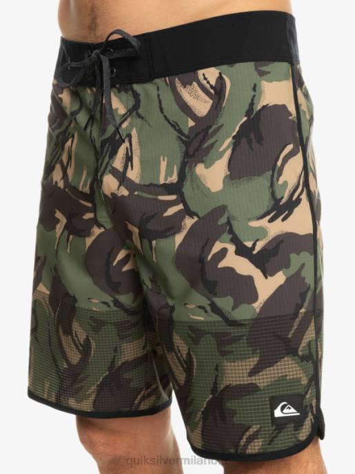 esso Quiksilver uomini pantaloncini da surf Highlite Scallop 19 mimetico HTZR33