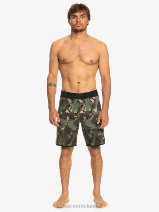 esso Quiksilver uomini pantaloncini da surf Highlite Scallop 19 mimetico HTZR33