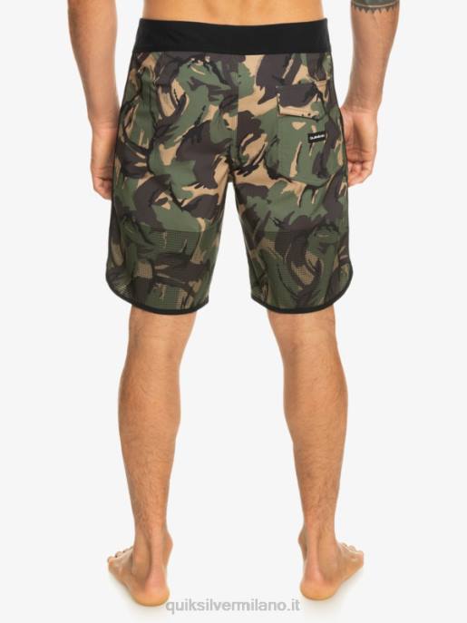 esso Quiksilver uomini pantaloncini da surf Highlite Scallop 19 mimetico HTZR33