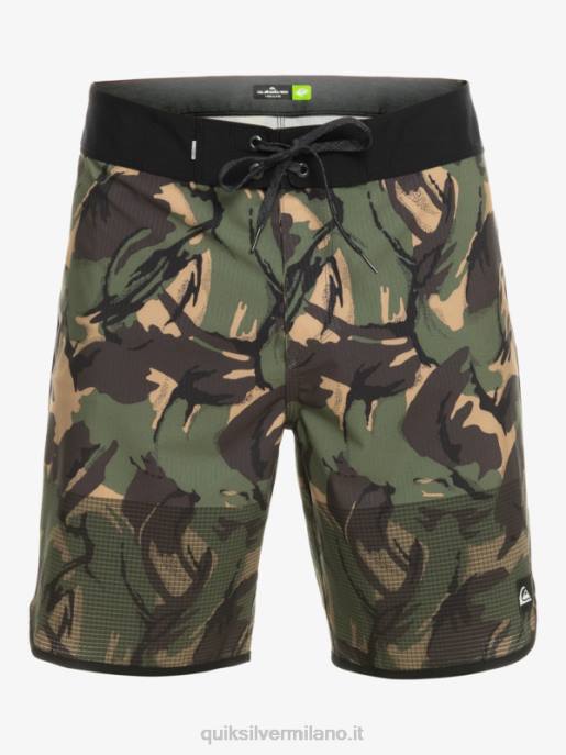 esso Quiksilver uomini pantaloncini da surf Highlite Scallop 19 mimetico HTZR33