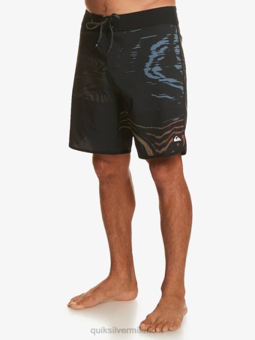 esso Quiksilver uomini pantaloncini da surf Highlite Scallop 19 nero HTZR19