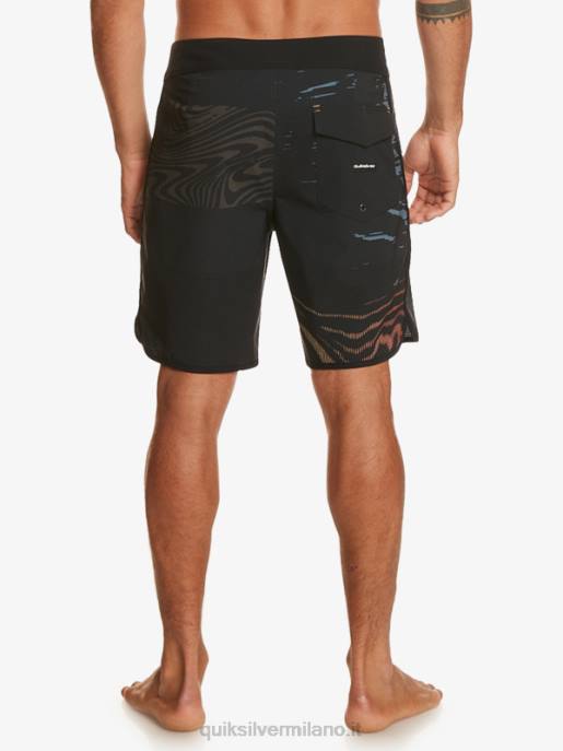 esso Quiksilver uomini pantaloncini da surf Highlite Scallop 19 nero HTZR19