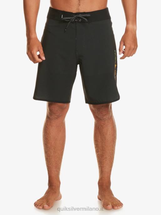 esso Quiksilver uomini pantaloncini da surf Highlite Scallop 19 nero HTZR21