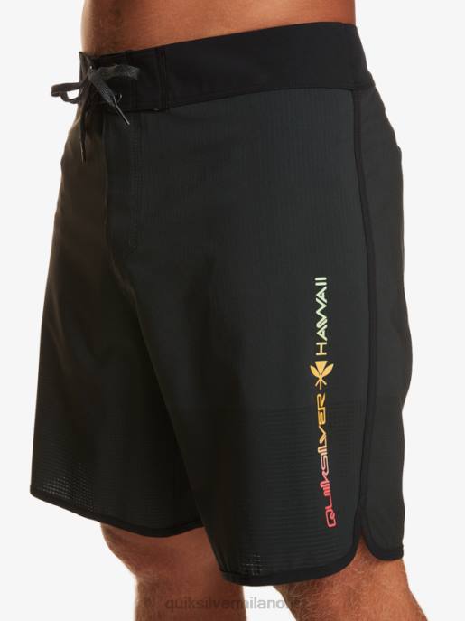 esso Quiksilver uomini pantaloncini da surf Highlite Scallop 19 nero HTZR21