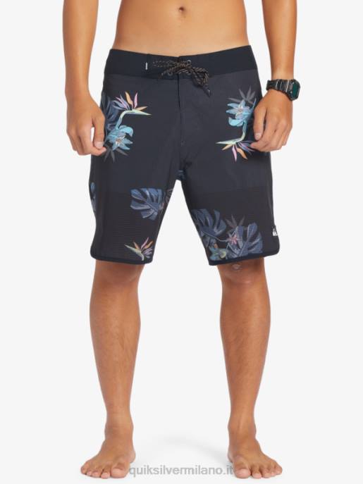 esso Quiksilver uomini pantaloncini da surf Highlite Scallop 19 nero HTZR24