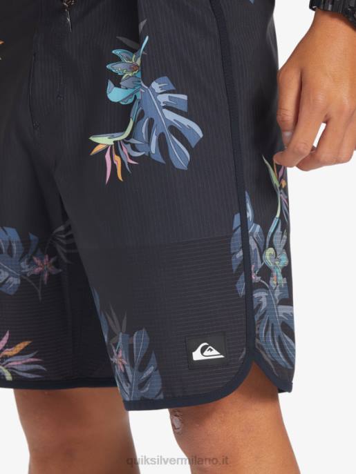 esso Quiksilver uomini pantaloncini da surf Highlite Scallop 19 nero HTZR24