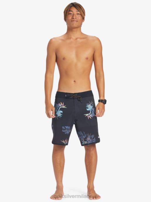 esso Quiksilver uomini pantaloncini da surf Highlite Scallop 19 nero HTZR24