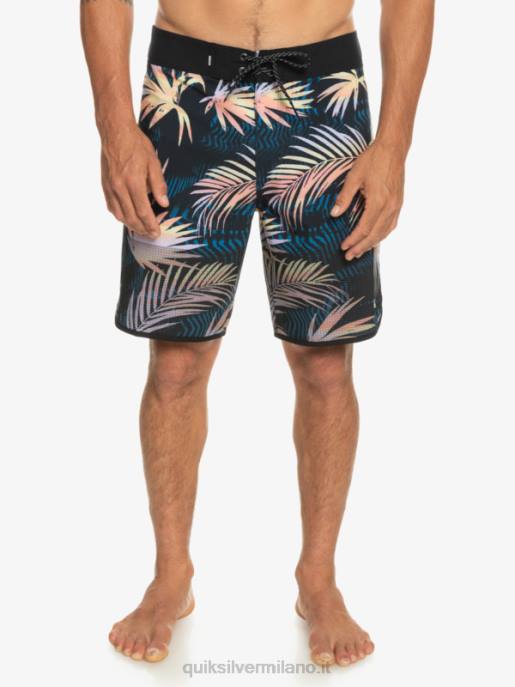 esso Quiksilver uomini pantaloncini da surf Highlite Scallop 19 nero HTZR31