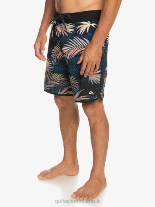 esso Quiksilver uomini pantaloncini da surf Highlite Scallop 19 nero HTZR31