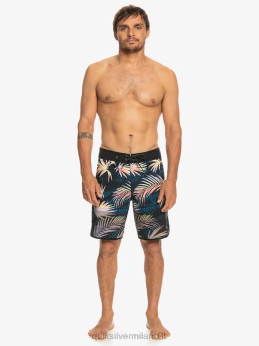 esso Quiksilver uomini pantaloncini da surf Highlite Scallop 19 nero HTZR31