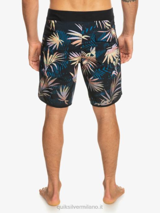 esso Quiksilver uomini pantaloncini da surf Highlite Scallop 19 nero HTZR31