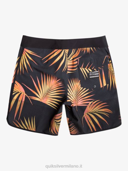 esso Quiksilver uomini pantaloncini da surf Highlite Scallop 19 rosso minerale HTZR23