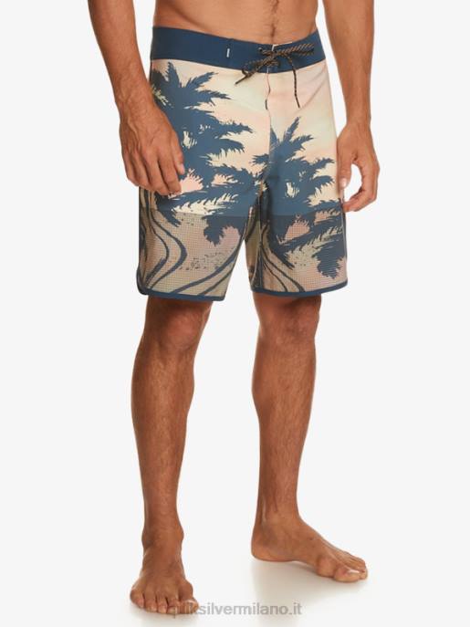 esso Quiksilver uomini pantaloncini da surf Highlite Scallop 19 turchese pastello HTZR18