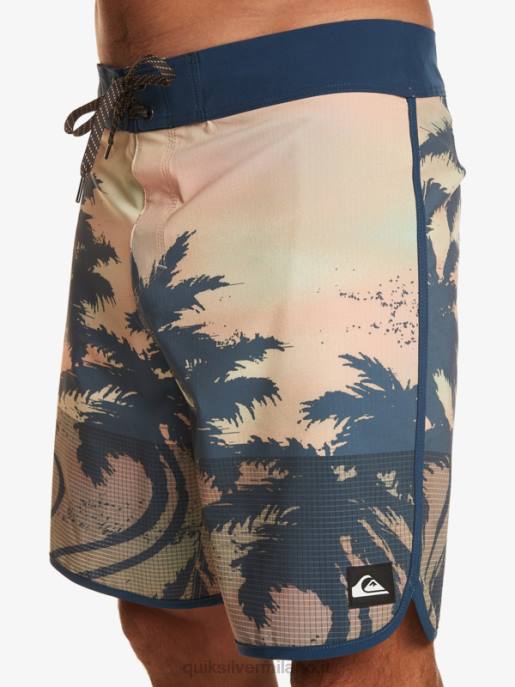 esso Quiksilver uomini pantaloncini da surf Highlite Scallop 19 turchese pastello HTZR18