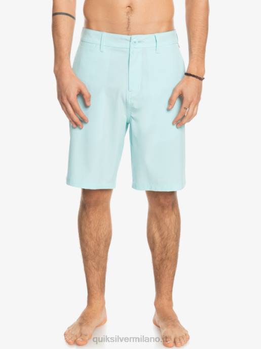 esso Quiksilver uomini pantaloncini da surf anfibi Union Heather 20 acqua ghiacciata HTZR74