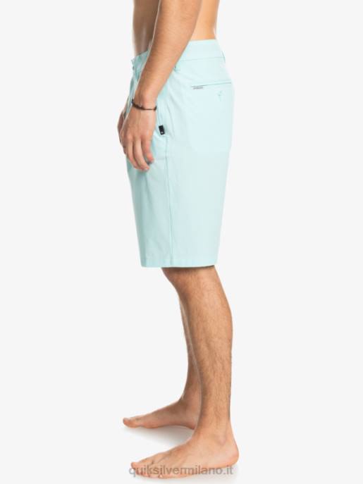 esso Quiksilver uomini pantaloncini da surf anfibi Union Heather 20 acqua ghiacciata HTZR74