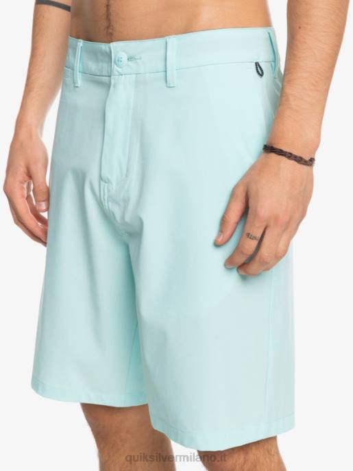 esso Quiksilver uomini pantaloncini da surf anfibi Union Heather 20 acqua ghiacciata HTZR74