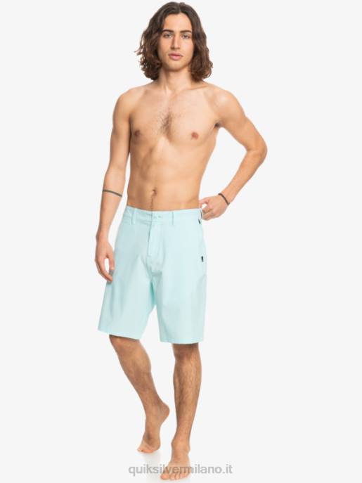 esso Quiksilver uomini pantaloncini da surf anfibi Union Heather 20 acqua ghiacciata HTZR74