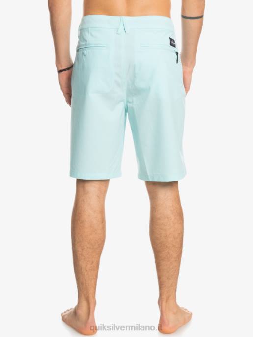 esso Quiksilver uomini pantaloncini da surf anfibi Union Heather 20 acqua ghiacciata HTZR74