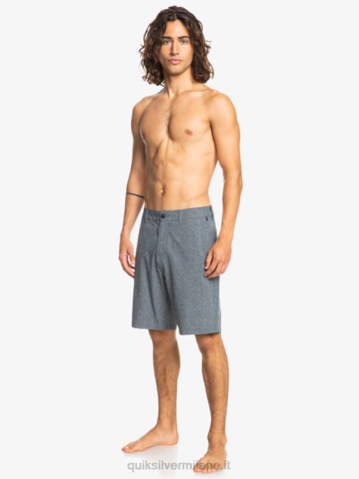 esso Quiksilver uomini pantaloncini da surf anfibi Union Heather 20 blazer blu scuro HTZR68