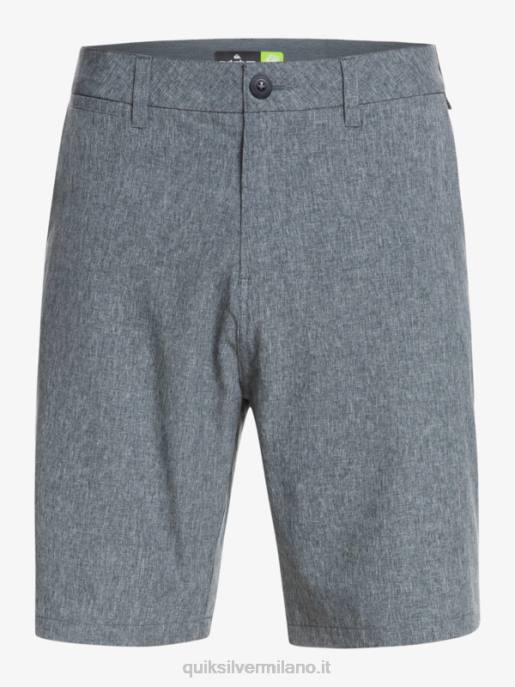 esso Quiksilver uomini pantaloncini da surf anfibi Union Heather 20 blazer blu scuro HTZR68