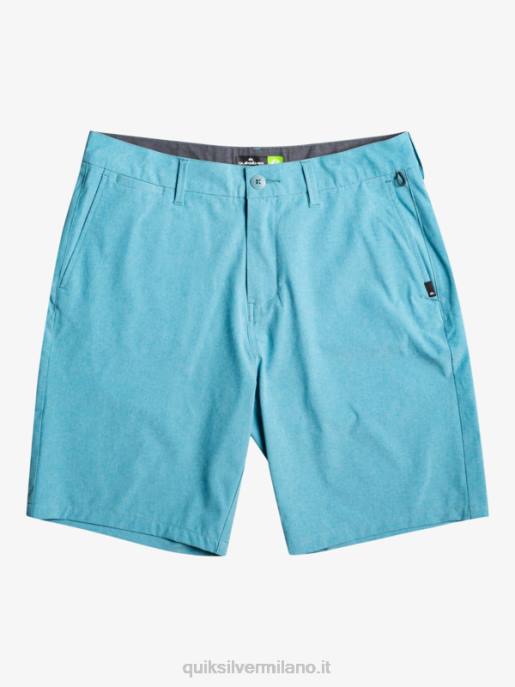 esso Quiksilver uomini pantaloncini da surf anfibi Union Heather 20 blu delfinio HTZR75