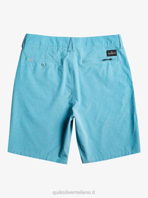 esso Quiksilver uomini pantaloncini da surf anfibi Union Heather 20 blu delfinio HTZR75