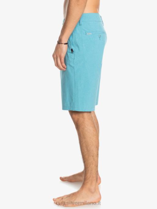 esso Quiksilver uomini pantaloncini da surf anfibi Union Heather 20 blu delfinio HTZR75