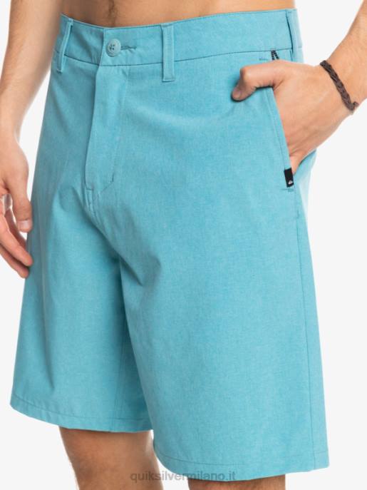 esso Quiksilver uomini pantaloncini da surf anfibi Union Heather 20 blu delfinio HTZR75