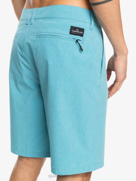 esso Quiksilver uomini pantaloncini da surf anfibi Union Heather 20 blu delfinio HTZR75