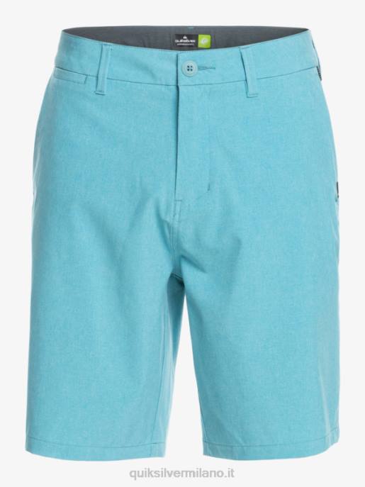 esso Quiksilver uomini pantaloncini da surf anfibi Union Heather 20 blu delfinio HTZR75
