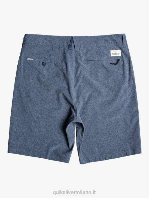 esso Quiksilver uomini pantaloncini da surf anfibi Union Heather 20 insegne blu HTZR69