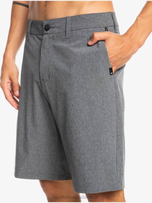esso Quiksilver uomini pantaloncini da surf anfibi Union Heather 20 nero HTZR65