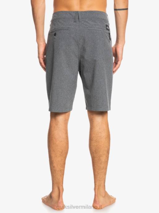 esso Quiksilver uomini pantaloncini da surf anfibi Union Heather 20 nero HTZR65