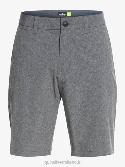 esso Quiksilver uomini pantaloncini da surf anfibi Union Heather 20 nero HTZR65