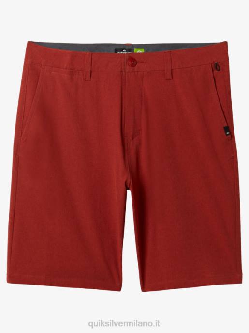esso Quiksilver uomini pantaloncini da surf anfibi Union Heather 20 ocra rossa HTZR67