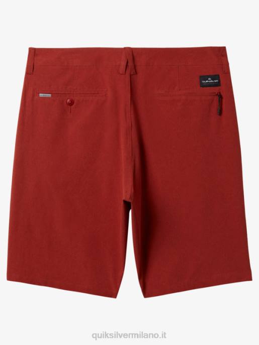 esso Quiksilver uomini pantaloncini da surf anfibi Union Heather 20 ocra rossa HTZR67