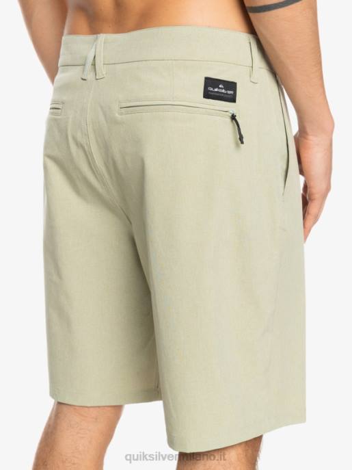 esso Quiksilver uomini pantaloncini da surf anfibi Union Heather 20 saggio del deserto HTZR73