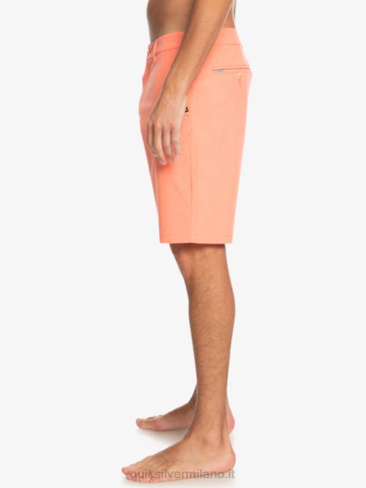 esso Quiksilver uomini pantaloncini da surf anfibi Union Heather 20 salmone fresco HTZR71