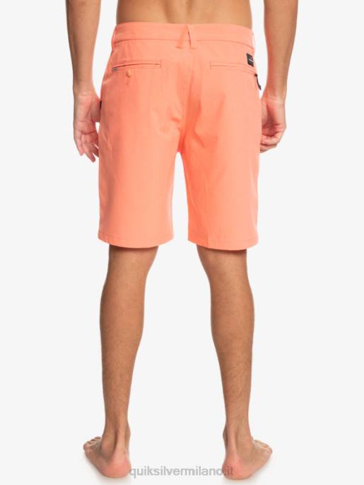 esso Quiksilver uomini pantaloncini da surf anfibi Union Heather 20 salmone fresco HTZR71