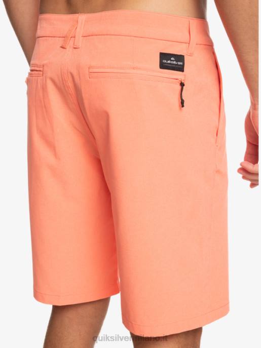 esso Quiksilver uomini pantaloncini da surf anfibi Union Heather 20 salmone fresco HTZR71