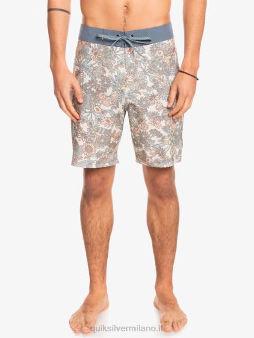 esso Quiksilver uomini pantaloncini da surf hempstretch 69 18 bianco antico HTZR1815