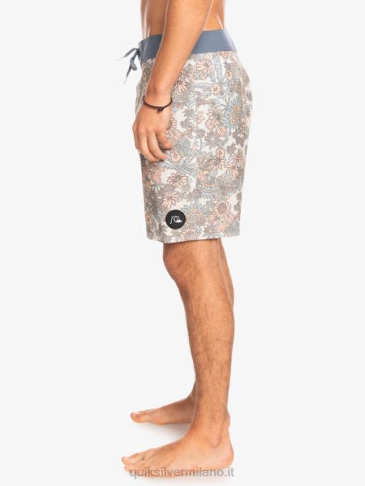 esso Quiksilver uomini pantaloncini da surf hempstretch 69 18 bianco antico HTZR1815