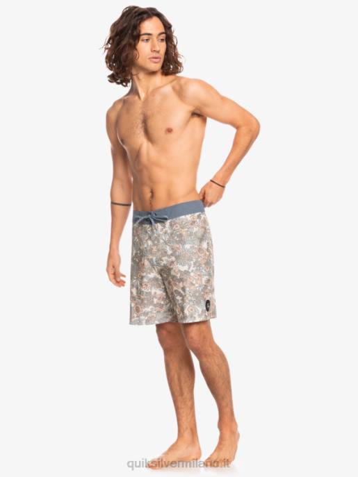 esso Quiksilver uomini pantaloncini da surf hempstretch 69 18 bianco antico HTZR1815
