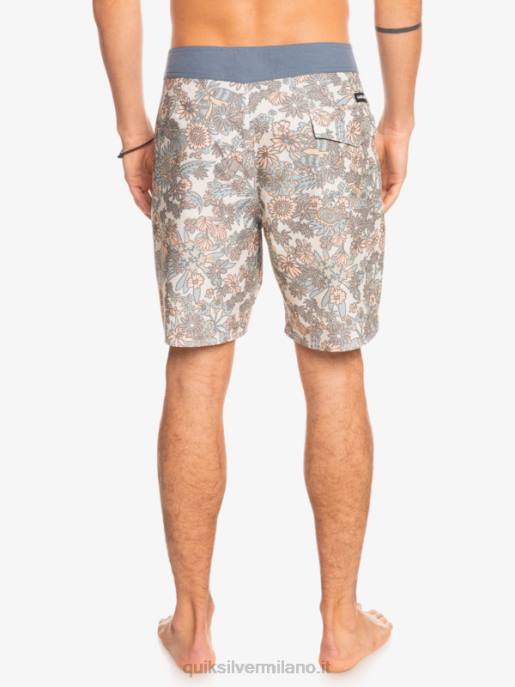 esso Quiksilver uomini pantaloncini da surf hempstretch 69 18 bianco antico HTZR1815