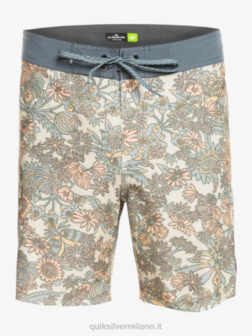 esso Quiksilver uomini pantaloncini da surf hempstretch 69 18 bianco antico HTZR1815