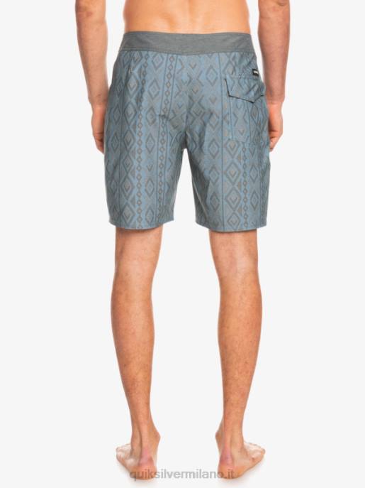 esso Quiksilver uomini pantaloncini da surf hempstretch 69 18 capitani blu HTZR1817